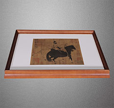 图们书画装裱配框服务案例